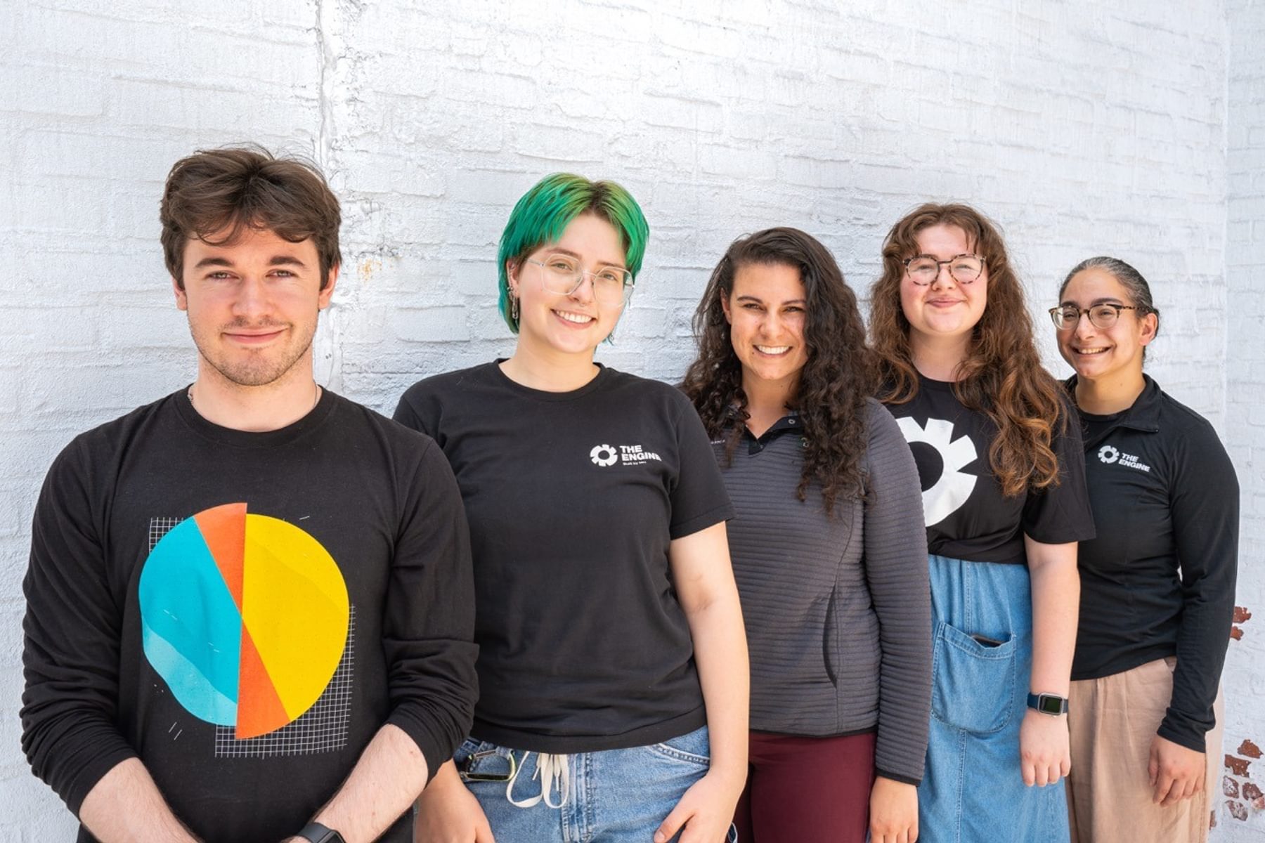 The Community Operations team at The Engine poses for a photo.