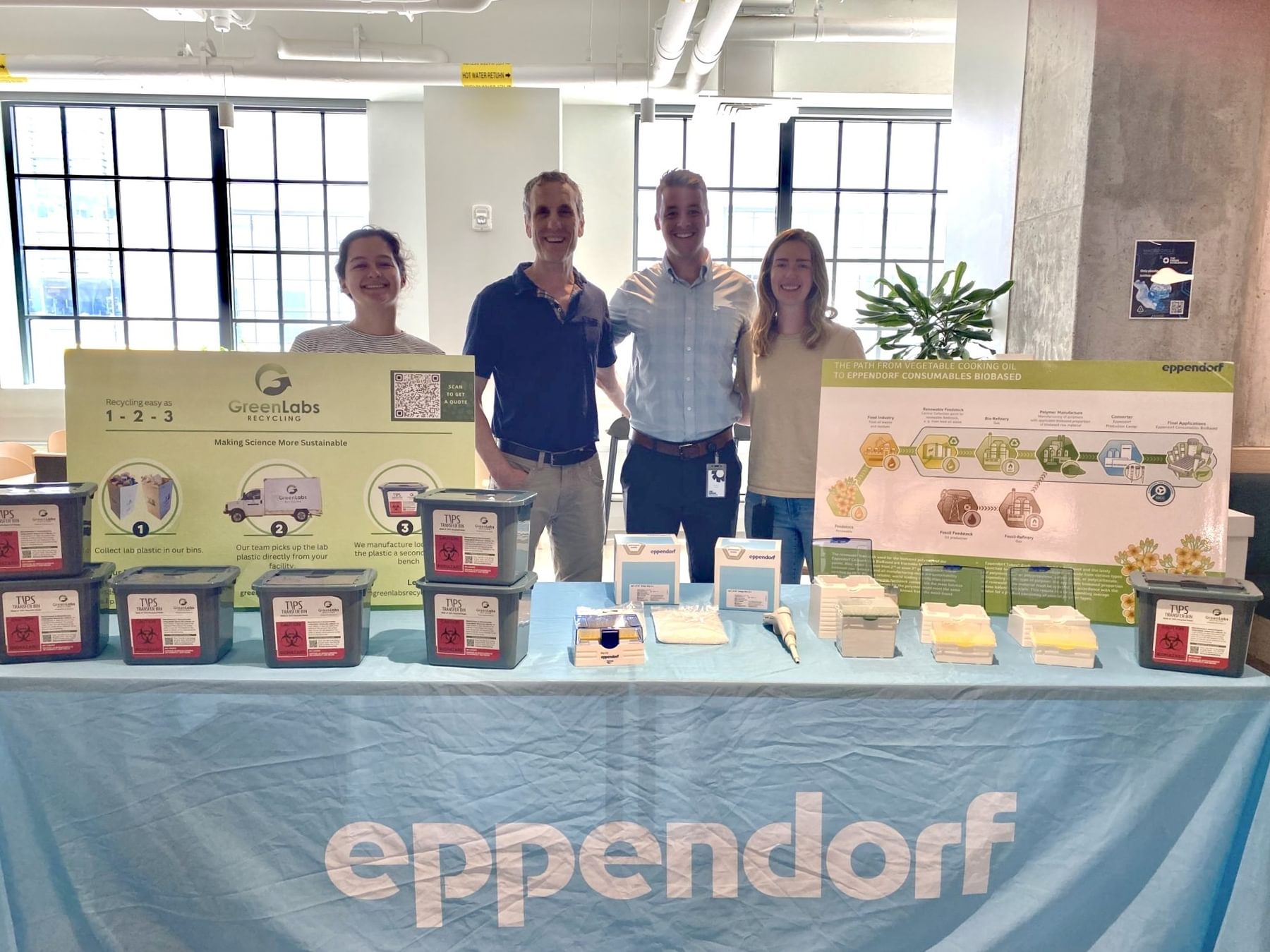 The Eppendorf booth at The Engine