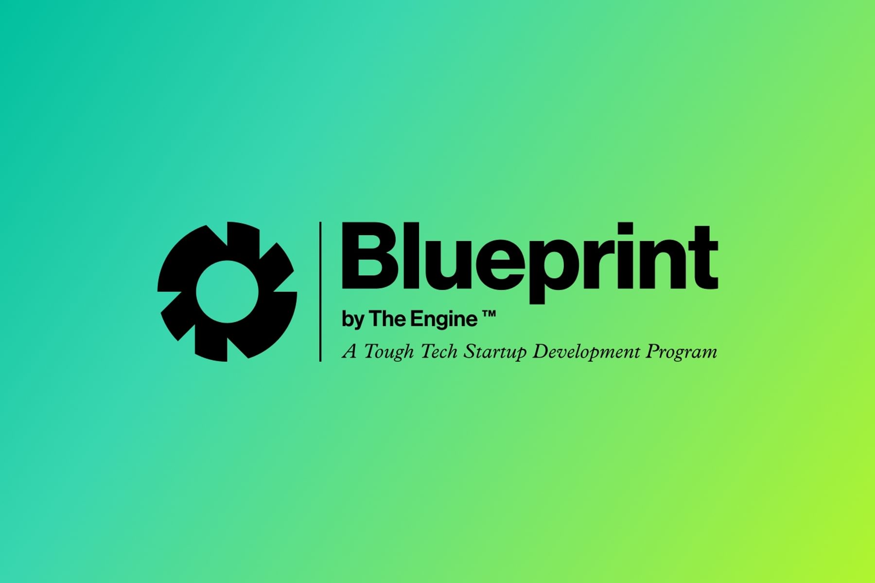 The Blueprint by The Engine logo over a green background.